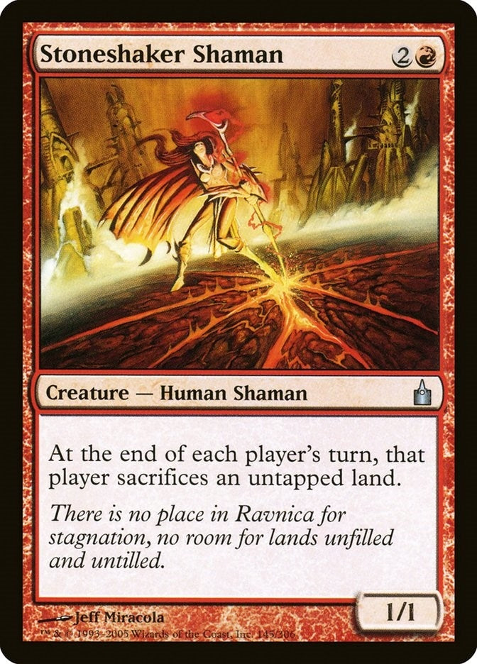 Image for Stoneshaker Shaman (145) [Ravnica: City of Guilds] - Magic: The Gathering