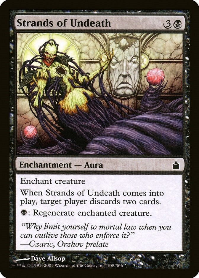 Image for Strands of Undeath (108) [Ravnica: City of Guilds] - Magic: The Gathering