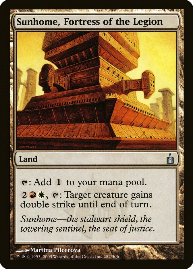 Image for Sunhome, Fortress of the Legion (282) [Ravnica: City of Guilds] - Magic: The Gathering