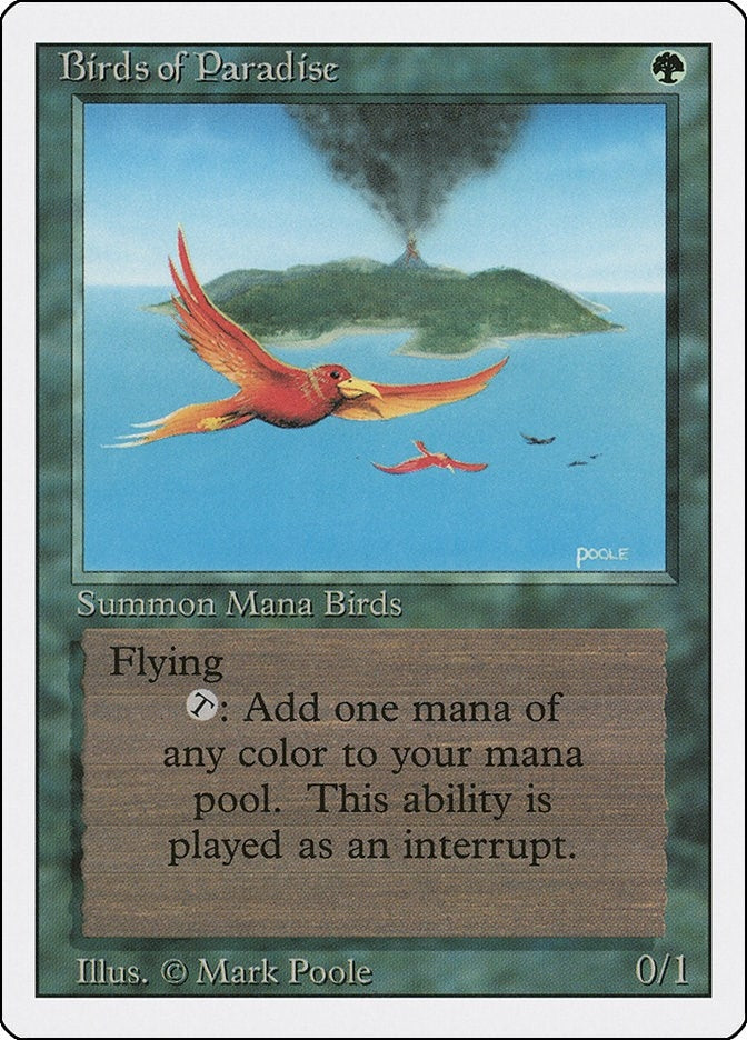 Image for Birds of Paradise [Revised Edition] - Magic: The Gathering