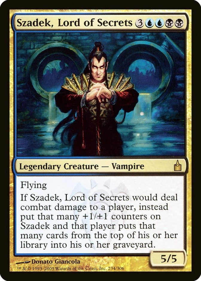 Image for Szadek, Lord of Secrets (234) [Ravnica: City of Guilds] - Magic: The Gathering