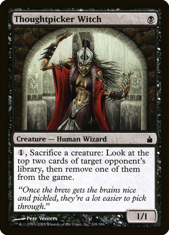 Image for Thoughtpicker Witch (109) [Ravnica: City of Guilds] - Magic: The Gathering