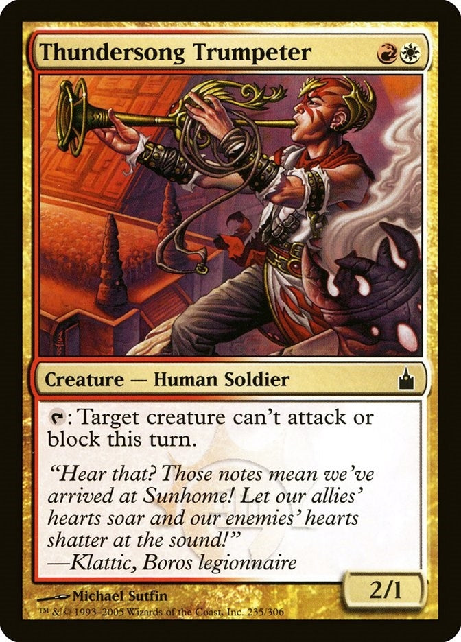 Image for Thundersong Trumpeter (235) [Ravnica: City of Guilds] - Magic: The Gathering