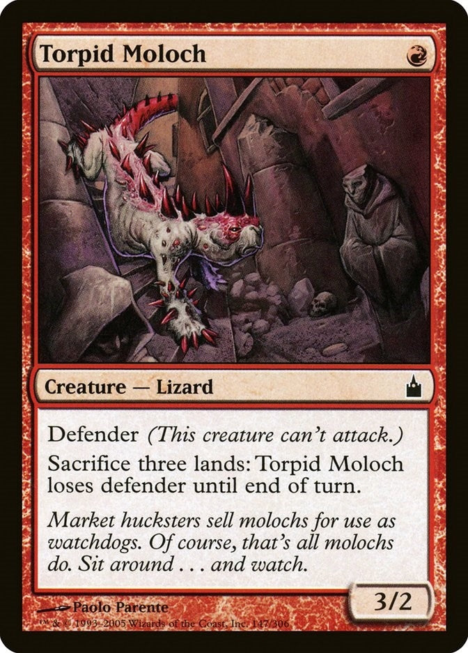 Image for Torpid Moloch (147) [Ravnica: City of Guilds] - Magic: The Gathering