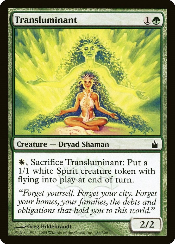 Image for Transluminant (186) [Ravnica: City of Guilds] - Magic: The Gathering