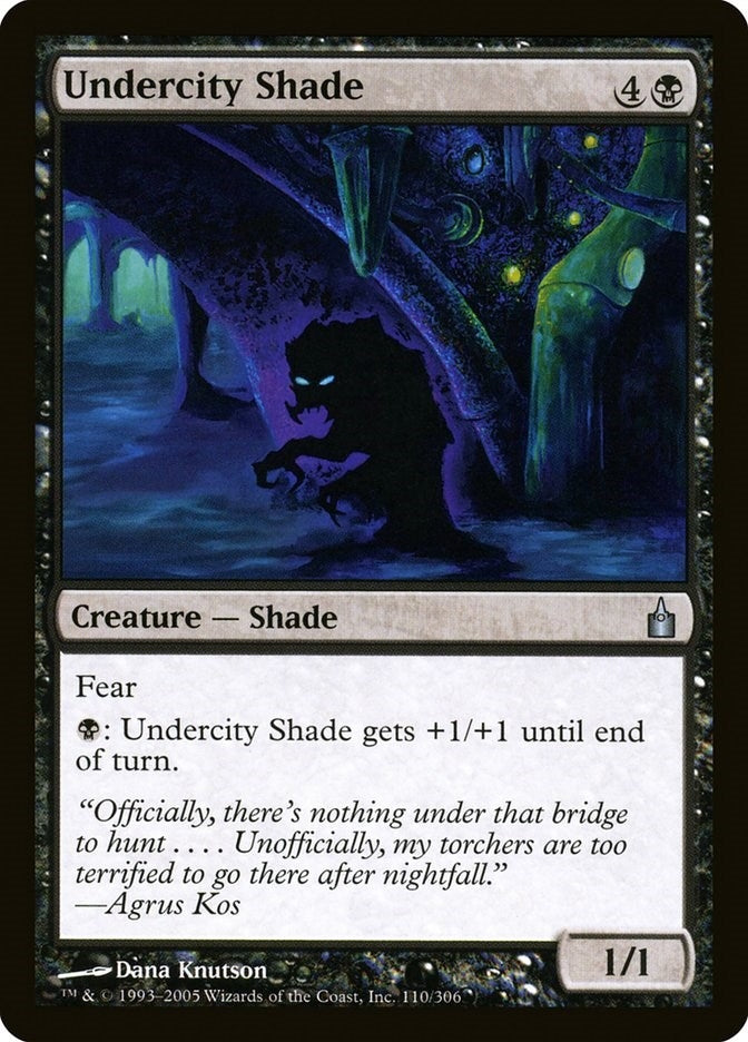 Image for Undercity Shade (110) [Ravnica: City of Guilds] - Magic: The Gathering
