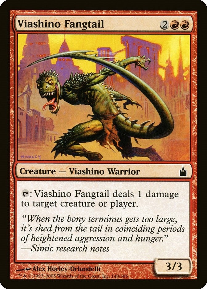 Image for Viashino Fangtail (148) [Ravnica: City of Guilds] - Magic: The Gathering