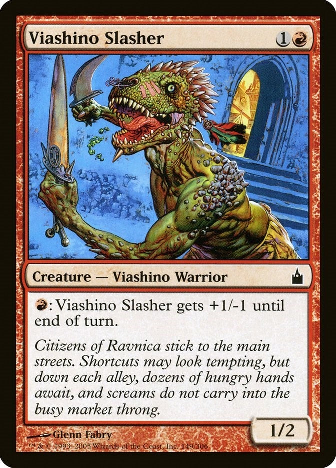 Image for Viashino Slasher (149) [Ravnica: City of Guilds] - Magic: The Gathering