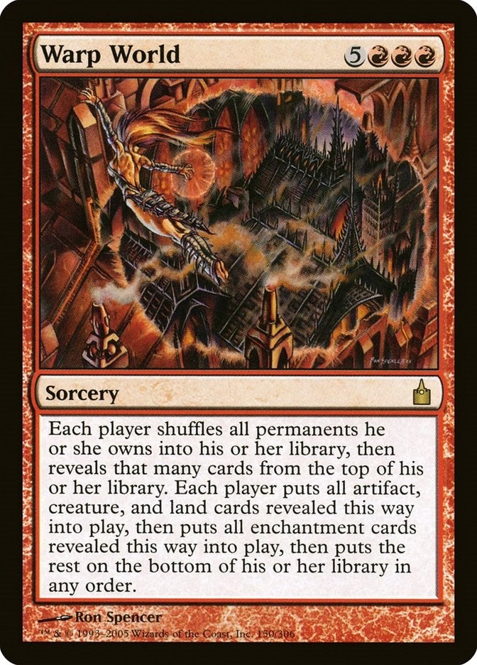 Image for Warp World (150) [Ravnica: City of Guilds] - Magic: The Gathering