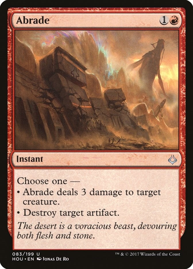 Image for Abrade (83) [Hour of Devastation] - Magic: The Gathering