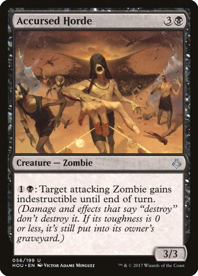 Image for Accursed Horde (56) [Hour of Devastation] - Magic: The Gathering