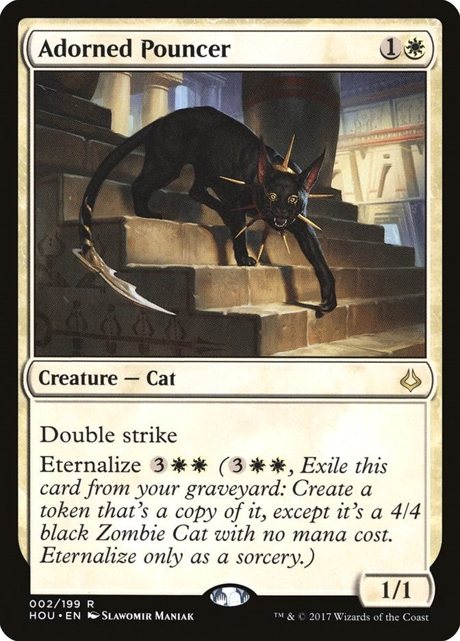 Image for Adorned Pouncer (2) [Hour of Devastation] - Magic: The Gathering