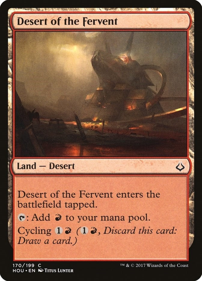 Image for Desert of the Fervent (170) [Hour of Devastation] - Magic: The Gathering