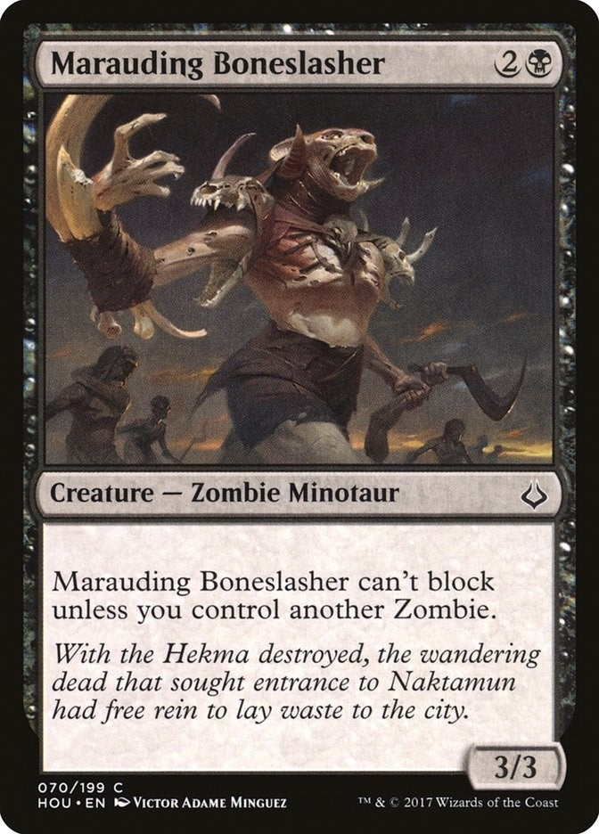 Image for Marauding Boneslasher (70) [Hour of Devastation] - Magic: The Gathering