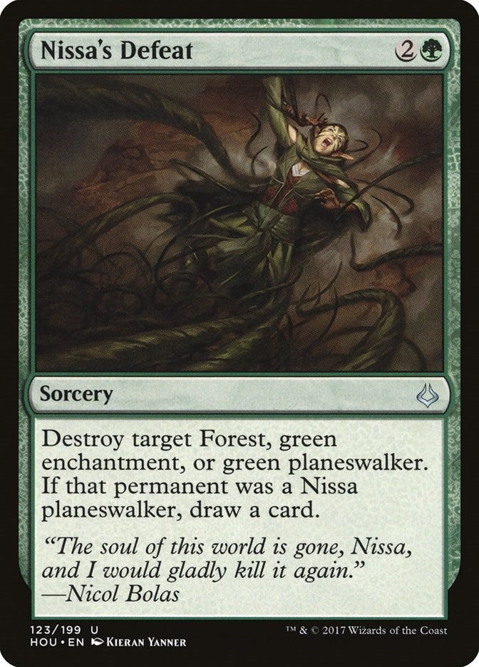 Image for Nissa's Defeat (123) [Hour of Devastation] - Magic: The Gathering