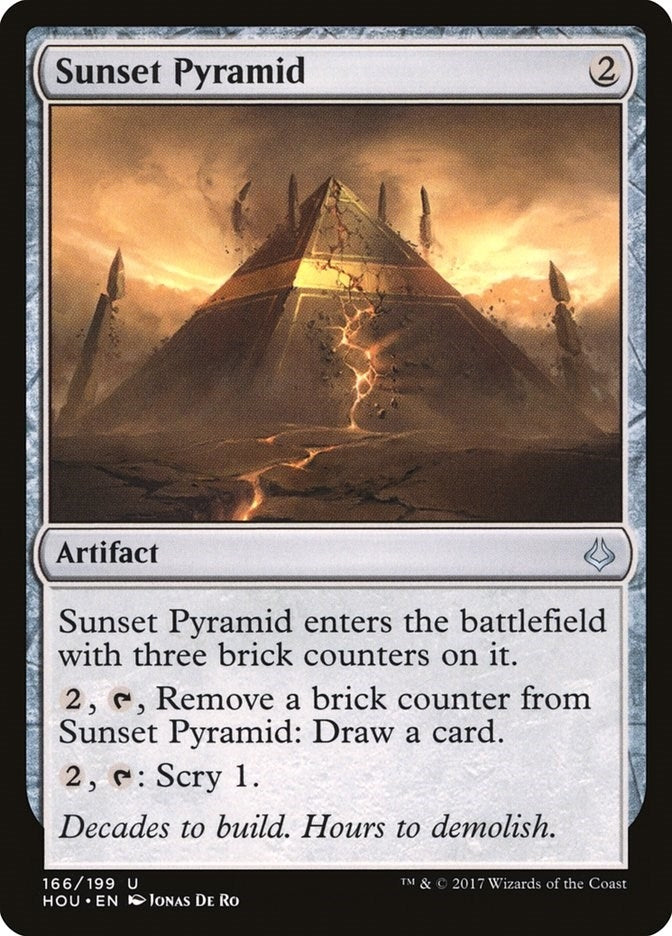 Image for Sunset Pyramid (166) [Hour of Devastation] - Magic: The Gathering
