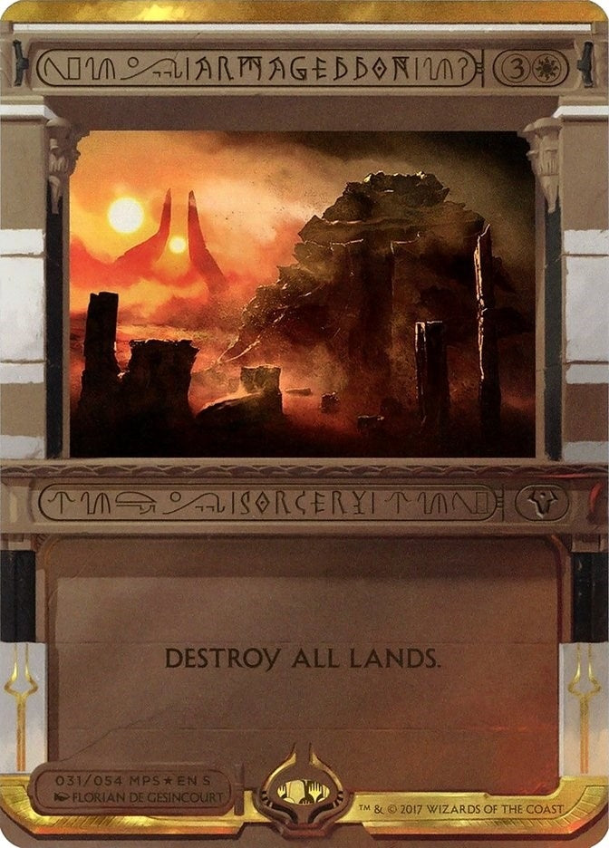 Image for Armageddon (31) [Masterpiece Series: Amonkhet Invocations] - Magic: The Gathering