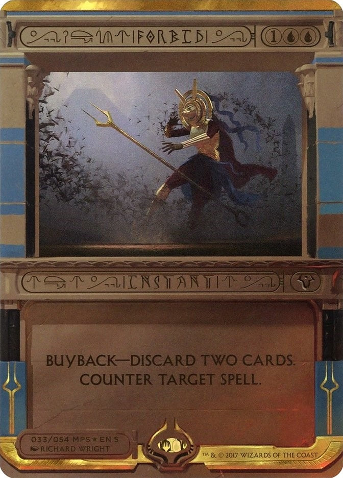Image for Forbid (33) [Masterpiece Series: Amonkhet Invocations] - Magic: The Gathering