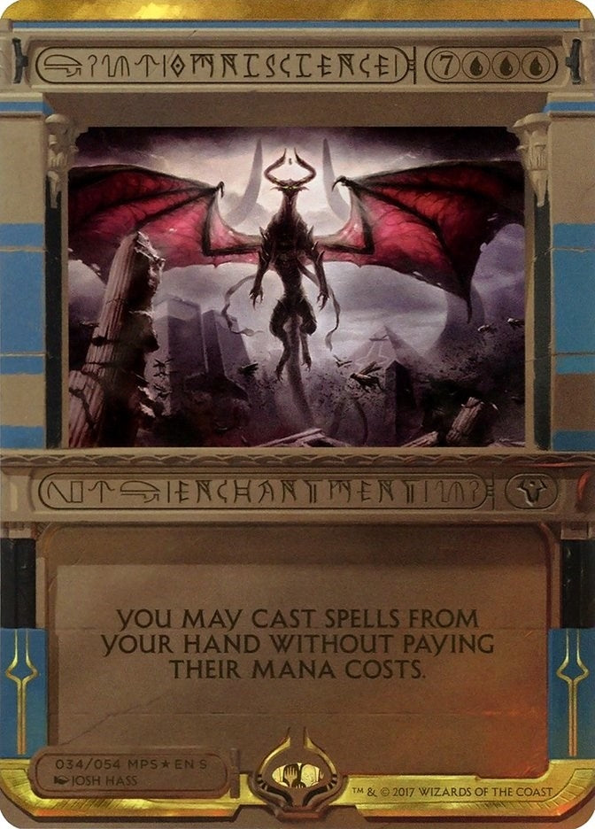 Image for Omniscience (34) [Masterpiece Series: Amonkhet Invocations] - Magic: The Gathering