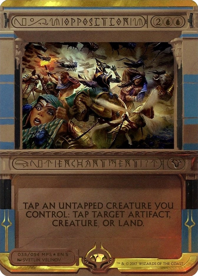 Image for Opposition (35) [Masterpiece Series: Amonkhet Invocations] - Magic: The Gathering