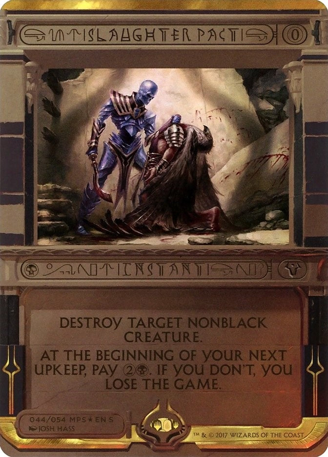 Image for Slaughter Pact (44) [Masterpiece Series: Amonkhet Invocations] - Magic: The Gathering