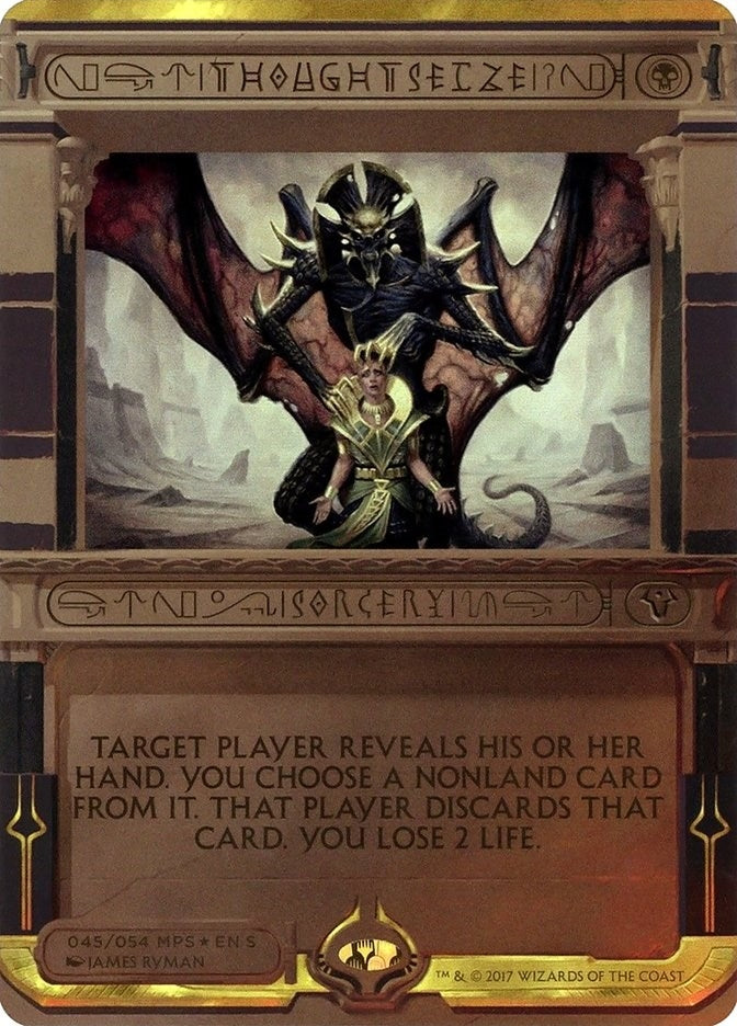 Image for Thoughtseize (45) [Masterpiece Series: Amonkhet Invocations] - Magic: The Gathering