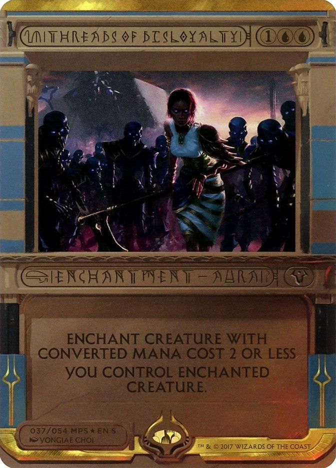 Image for Threads of Disloyalty (37) [Masterpiece Series: Amonkhet Invocations] - Magic: The Gathering