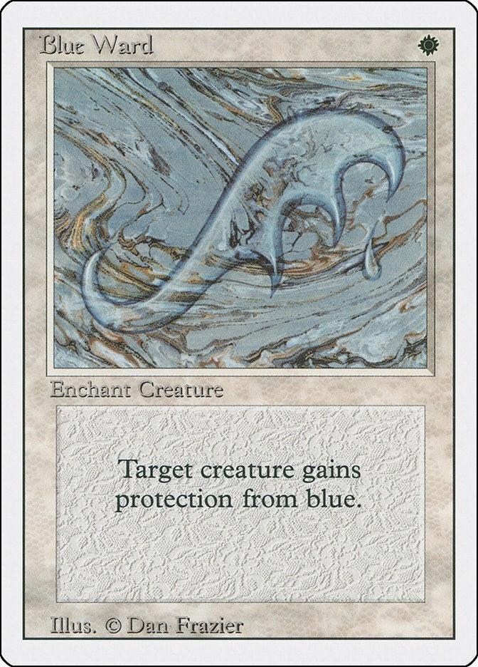 Image for Blue Ward [Revised Edition] - Magic: The Gathering