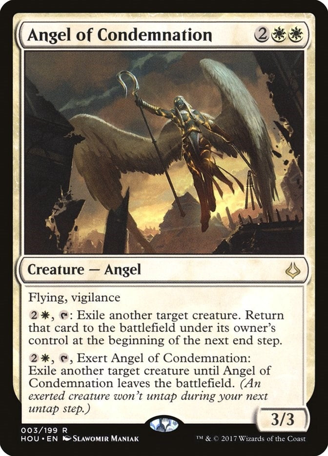 Image for Angel of Condemnation (3) [Hour of Devastation] - Magic: The Gathering