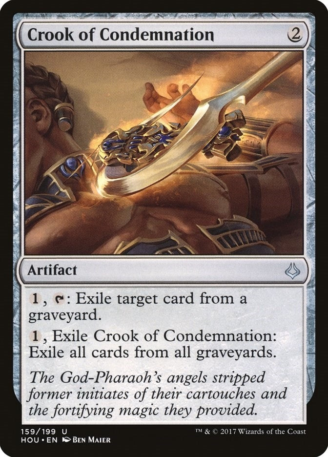 Image for Crook of Condemnation (159) [Hour of Devastation] - Magic: The Gathering