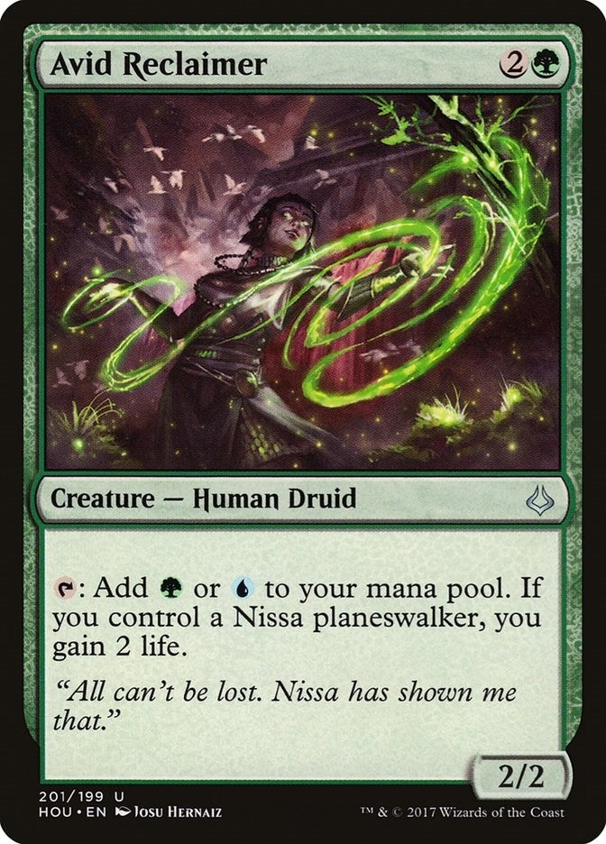 Image for Avid Reclaimer (201) [Hour of Devastation] - Magic: The Gathering
