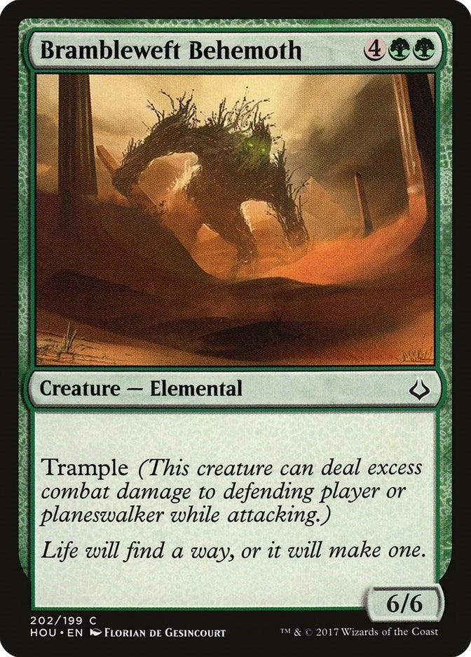 Image for Brambleweft Behemoth (202) [Hour of Devastation] - Magic: The Gathering