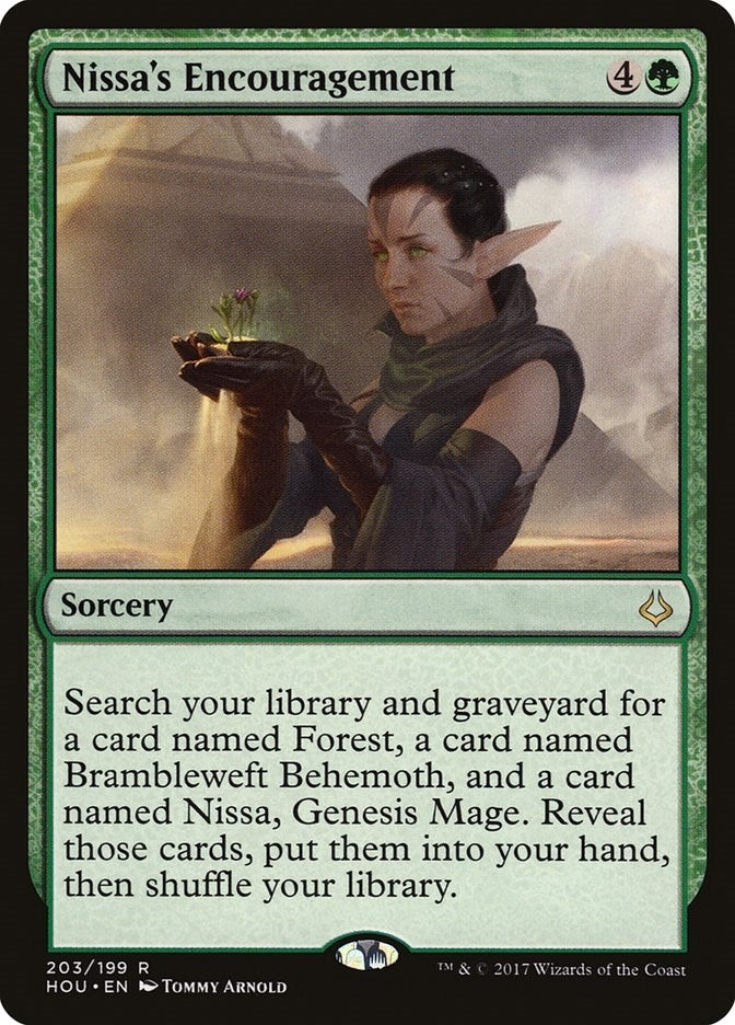 Image for Nissa's Encouragement (203) [Hour of Devastation] - Magic: The Gathering