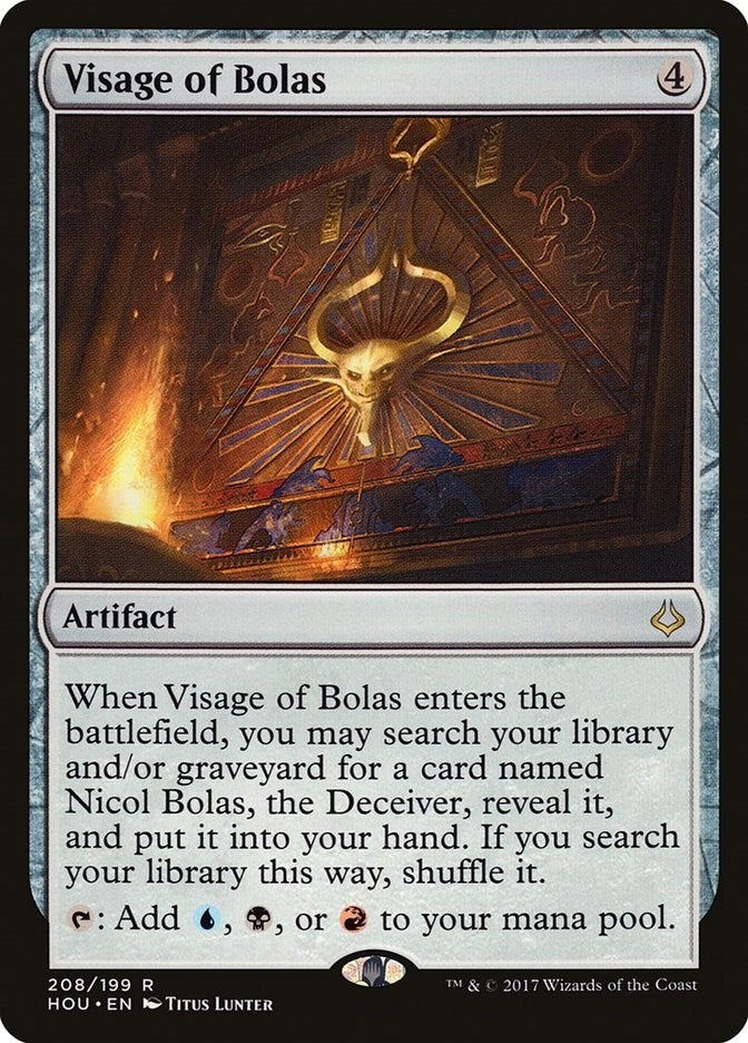 Image for Visage of Bolas (208) [Hour of Devastation] - Magic: The Gathering