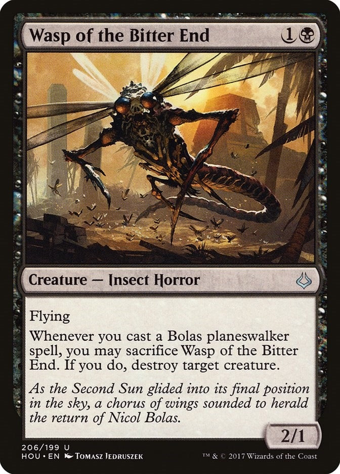 Image for Wasp of the Bitter End (206) [Hour of Devastation] - Magic: The Gathering