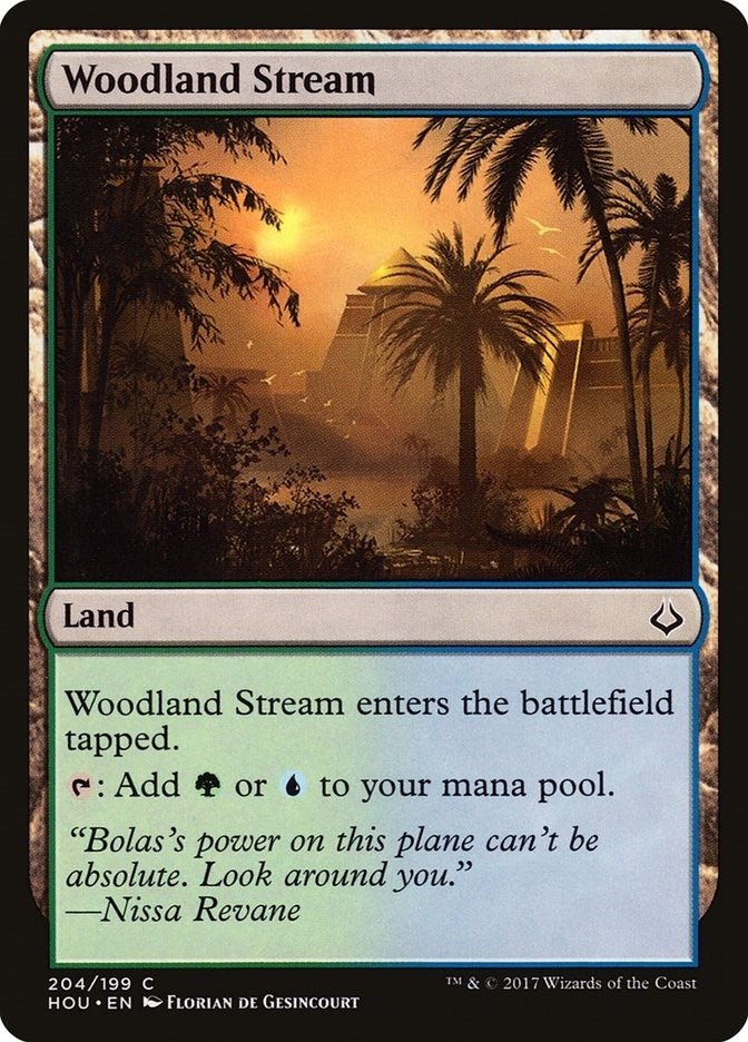 Image for Woodland Stream (204) [Hour of Devastation] - Magic: The Gathering