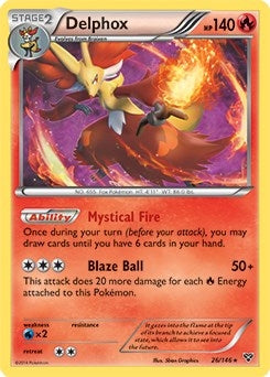 Image for Delphox - 26/146 (XY Base Set) (026/146) [Deck Exclusives] - Pokemon