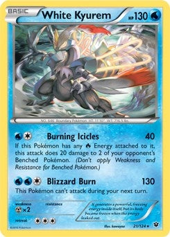 Image for White Kyurem - 21/124 (XY Fates Collide) (021/124) [Deck Exclusives] - Pokemon