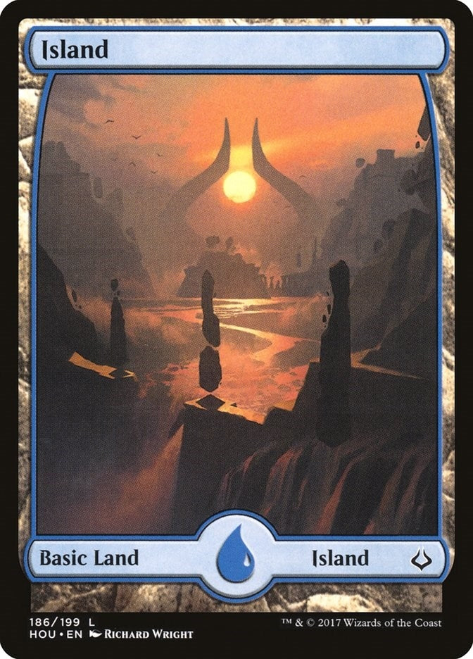 Image for Island (186) - Full Art (186) [Hour of Devastation] - Magic: The Gathering