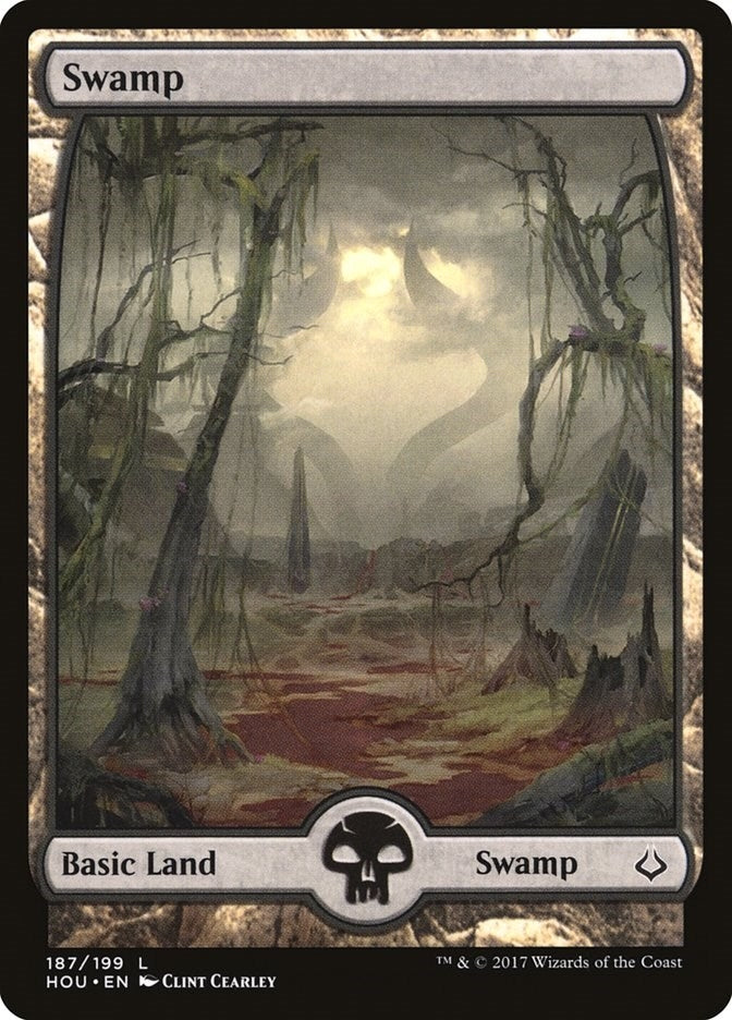 Image for Swamp (187) - Full Art (187) [Hour of Devastation] - Magic: The Gathering