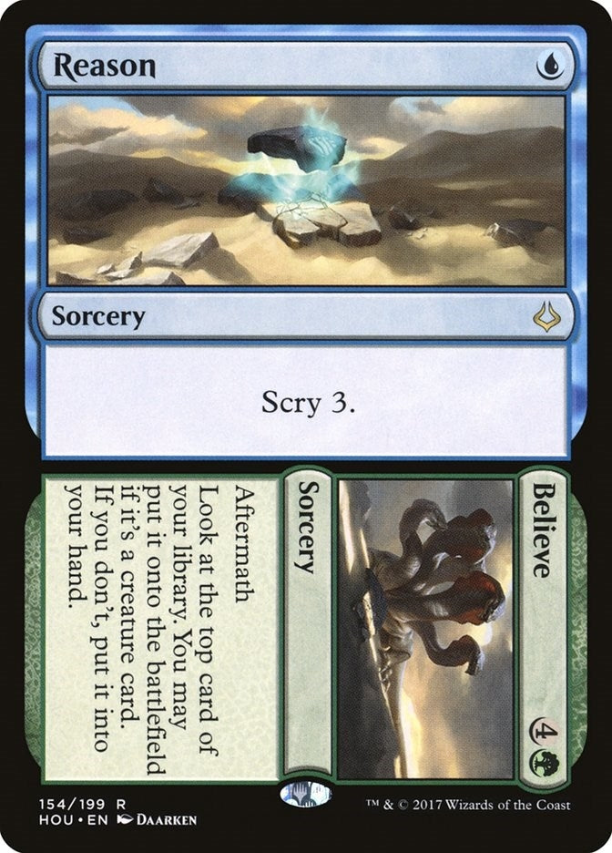 Image for Reason // Believe (154) [Hour of Devastation] - Magic: The Gathering