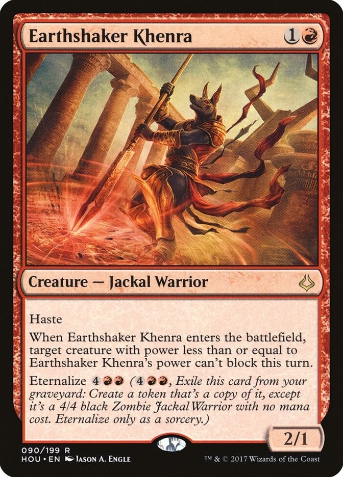 Image for Earthshaker Khenra (90) [Hour of Devastation] - Magic: The Gathering