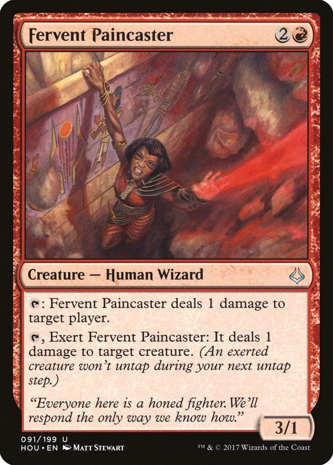 Image for Fervent Paincaster (91) [Hour of Devastation] - Magic: The Gathering