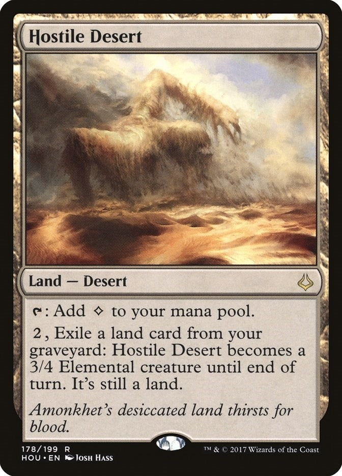 Image for Hostile Desert (178) [Hour of Devastation] - Magic: The Gathering