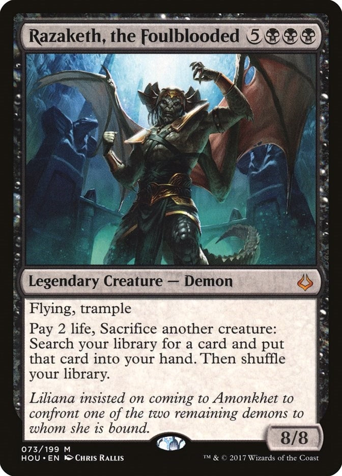 Image for Razaketh, the Foulblooded (73) [Hour of Devastation] - Magic: The Gathering