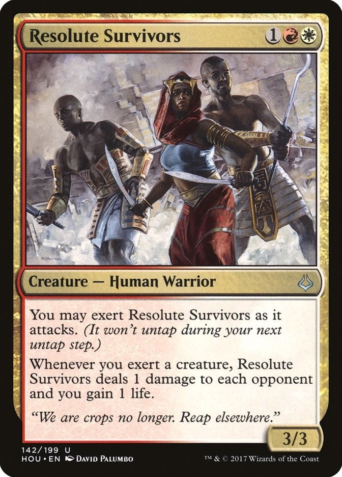 Image for Resolute Survivors (142) [Hour of Devastation] - Magic: The Gathering
