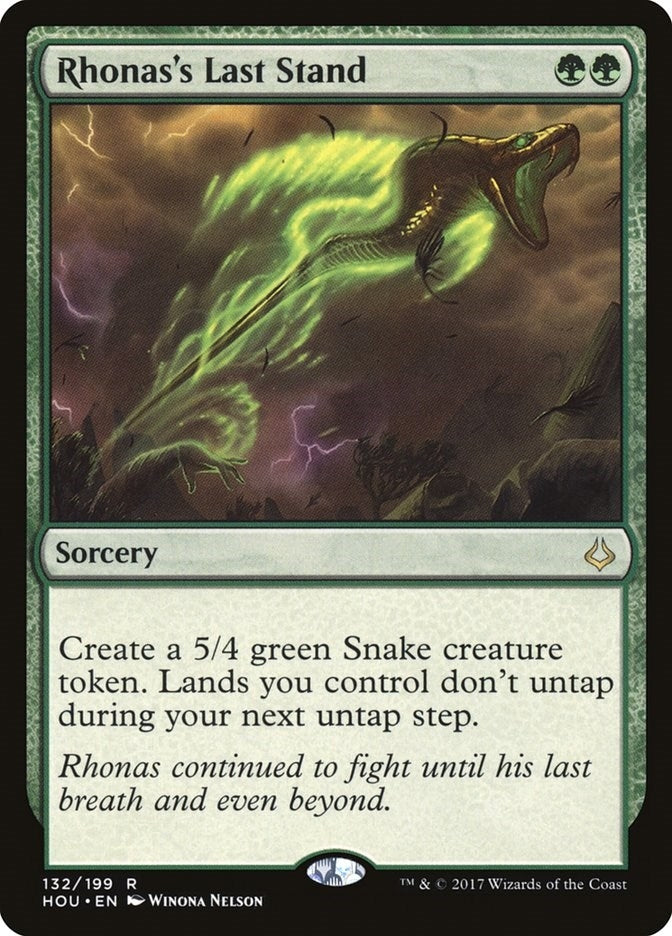 Image for Rhonas's Last Stand (132) [Hour of Devastation] - Magic: The Gathering
