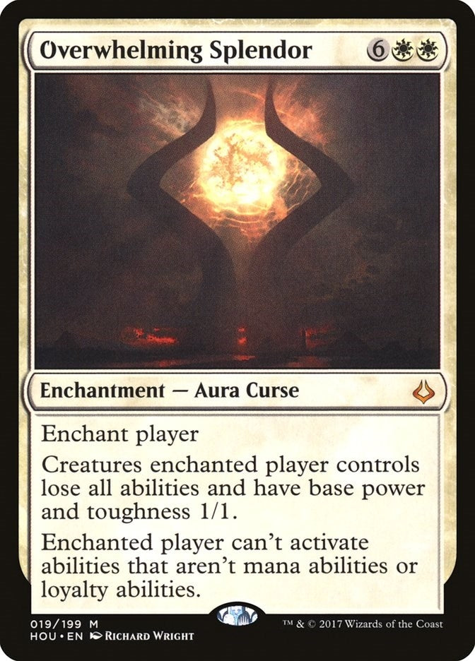 Image for Overwhelming Splendor (19) [Hour of Devastation] - Magic: The Gathering