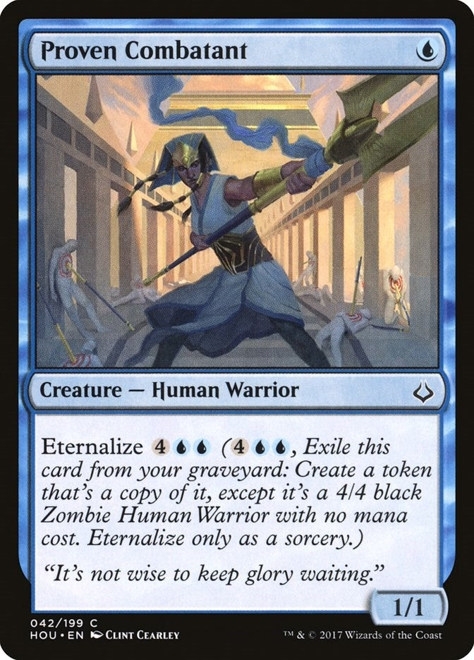 Image for Proven Combatant (42) [Hour of Devastation] - Magic: The Gathering