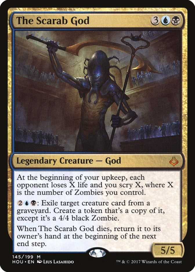 Image for The Scarab God (145) [Hour of Devastation] - Magic: The Gathering